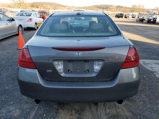 1HGCM65536A059900 - 2006 HONDA ACCORD EX GRAY photo 6