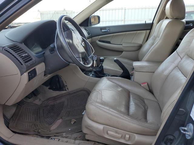 1HGCM65536A059900 - 2006 HONDA ACCORD EX GRAY photo 7