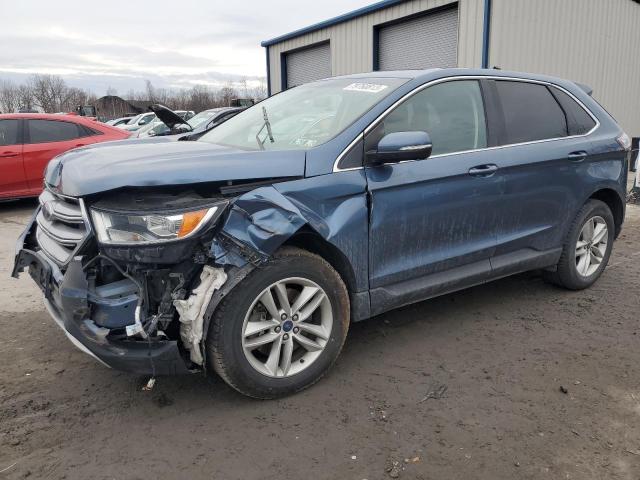 2FMPK4J90JBC10719 - 2018 FORD EDGE SEL BLUE photo 1