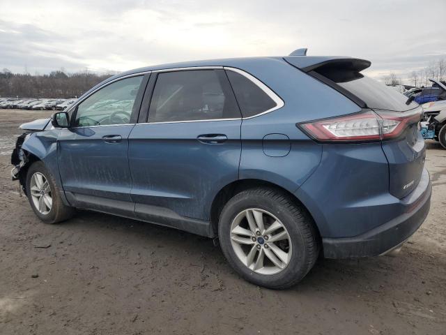 2FMPK4J90JBC10719 - 2018 FORD EDGE SEL BLUE photo 2