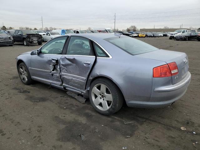 WAULL44E76N016884 - 2006 AUDI A8 4.2 QUATTRO BLUE photo 2