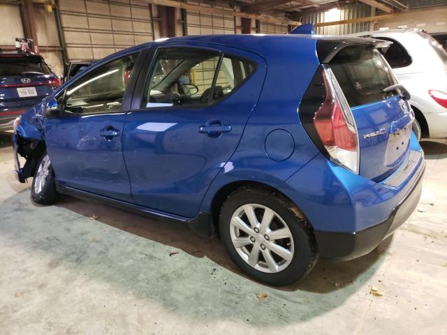 JTDKDTB37H1597059 - 2017 TOYOTA PRIUS C BLUE photo 2