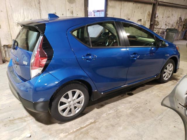 JTDKDTB37H1597059 - 2017 TOYOTA PRIUS C BLUE photo 3