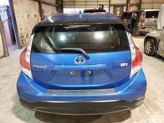 JTDKDTB37H1597059 - 2017 TOYOTA PRIUS C BLUE photo 6