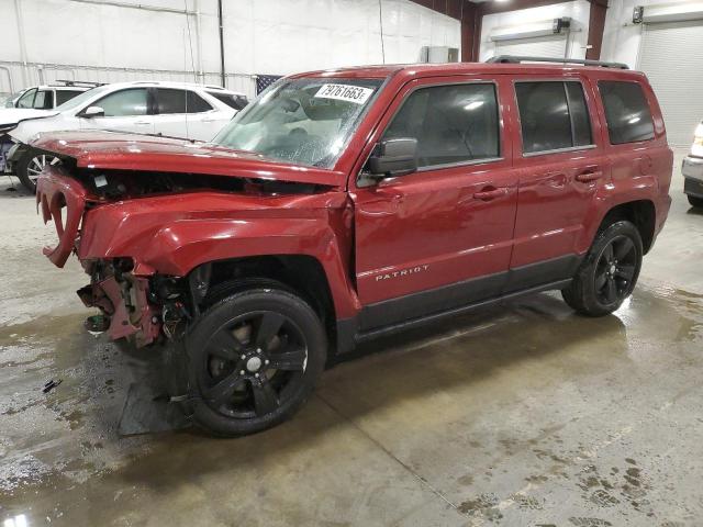 1C4NJPFB5ED535295 - 2014 JEEP PATRIOT LATITUDE RED photo 1