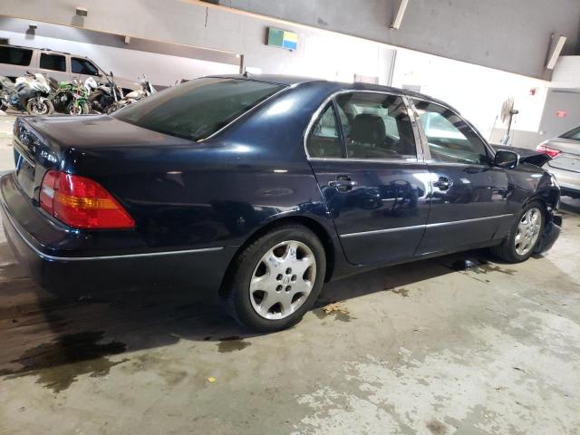 JTHBN30F730094767 - 2003 LEXUS LS 430 BLUE photo 3