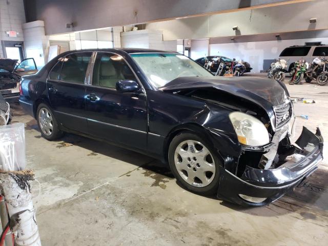 JTHBN30F730094767 - 2003 LEXUS LS 430 BLUE photo 4