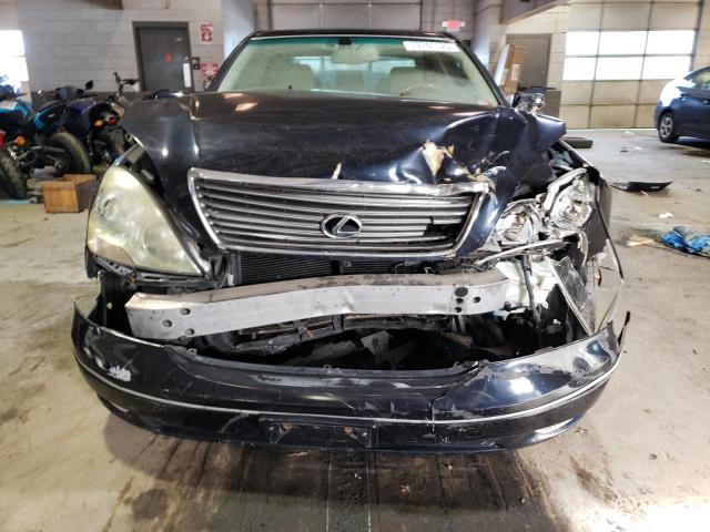 JTHBN30F730094767 - 2003 LEXUS LS 430 BLUE photo 5