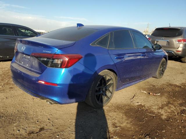2HGFE2F53NH600008 - 2022 HONDA CIVIC SPORT 蓝色 照片 3