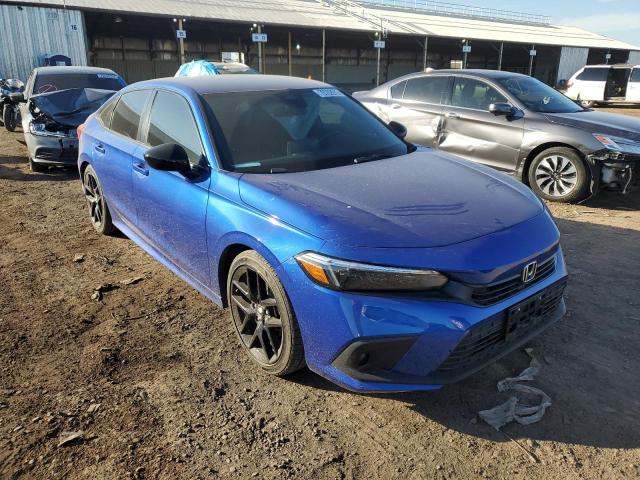 2HGFE2F53NH600008 - 2022 HONDA CIVIC SPORT 蓝色 照片 4