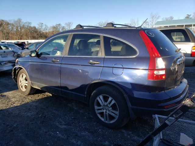 5J6RE4H51BL037697 - 2011 HONDA CR-V EX BLUE photo 2