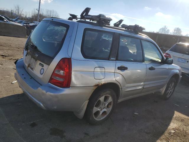 JF1SG65634G734266 - 2004 SUBARU FORESTER 2.5XS Серебристый фото 3