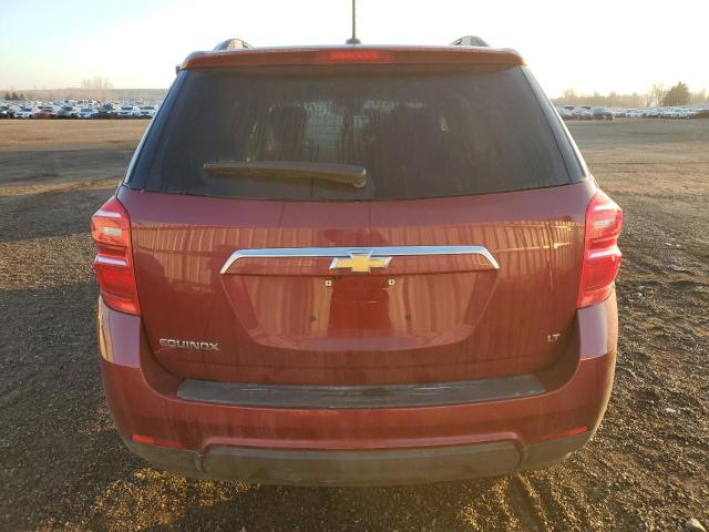 2GNALCEK1H1558079 - 2017 CHEVROLET EQUINOX LT MAROON photo 6