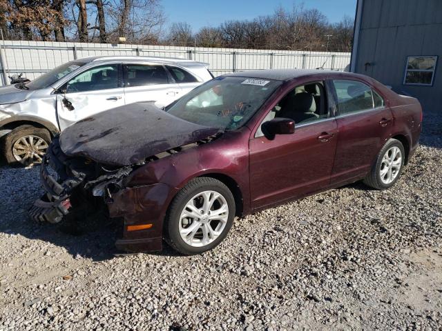 3FAHP0HA2CR237577 - 2012 FORD FUSION 4D SE MAROON photo 1