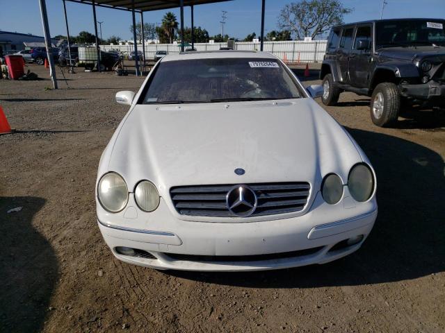 WDBPJ75J82A021132 - 2002 MERCEDES-BENZ CL 500 WHITE photo 5