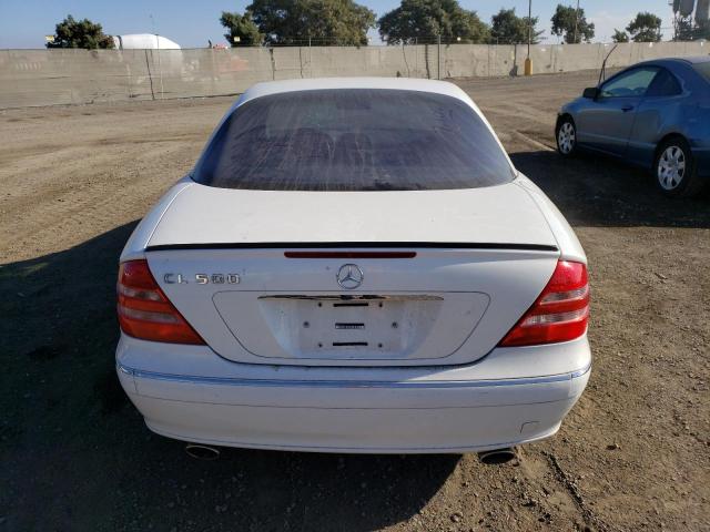 WDBPJ75J82A021132 - 2002 MERCEDES-BENZ CL 500 WHITE photo 6