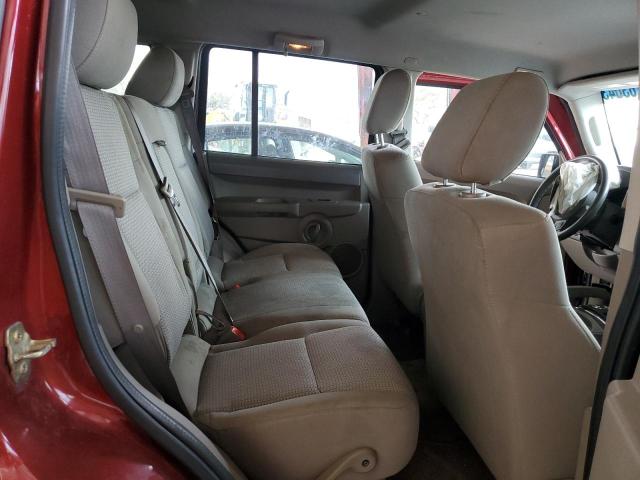 1J8HH48K87C631217 - 2007 JEEP COMMANDER BURGUNDY photo 10