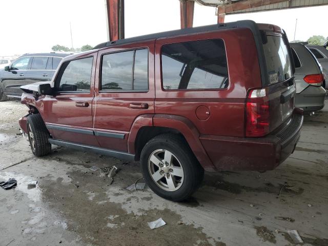 1J8HH48K87C631217 - 2007 JEEP COMMANDER BURGUNDY photo 2