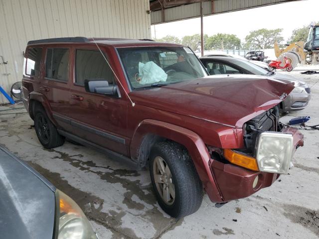 1J8HH48K87C631217 - 2007 JEEP COMMANDER BURGUNDY photo 4
