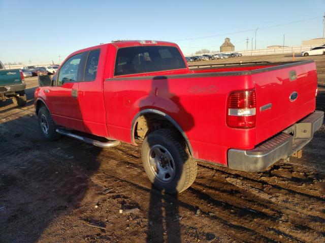 1FTPX14585FB45359 - 2005 FORD F150 RED photo 2