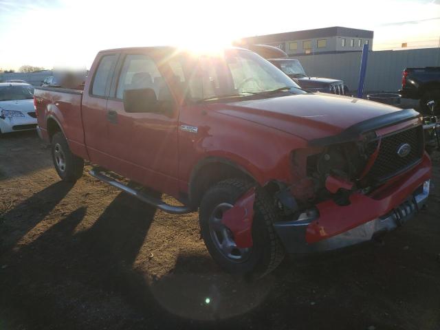 1FTPX14585FB45359 - 2005 FORD F150 RED photo 4