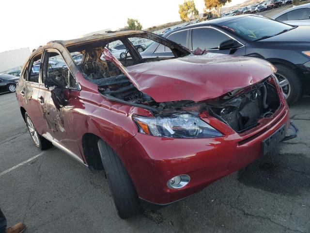 JTJBC1BA4B2420344 - 2011 LEXUS RX 450 RED photo 4