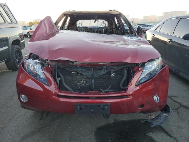 JTJBC1BA4B2420344 - 2011 LEXUS RX 450 RED photo 5