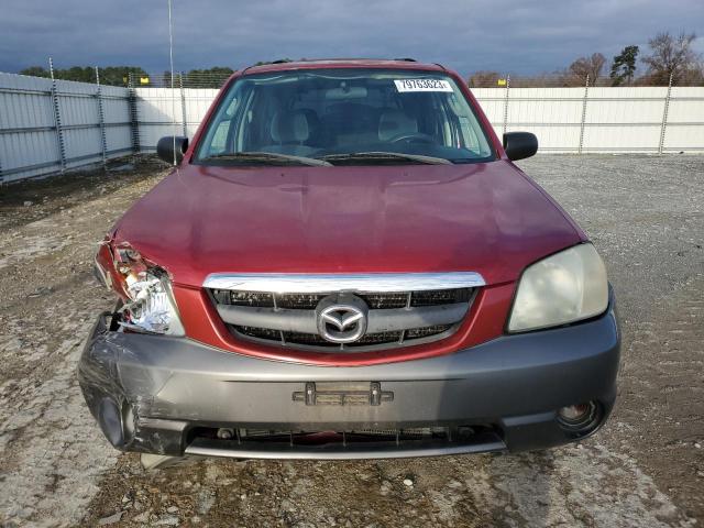 4F2YZ04194KM26890 - 2004 MAZDA TRIBUTE LX BURGUNDY photo 5