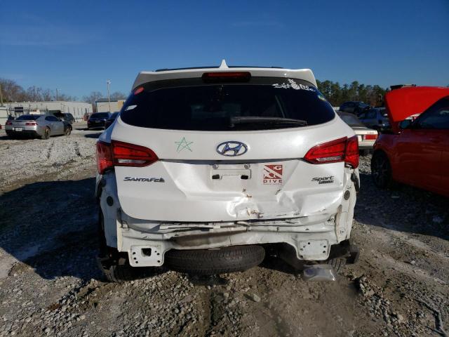 5NMZUDLB9HH033266 - 2017 HYUNDAI SANTA FE S WHITE photo 6