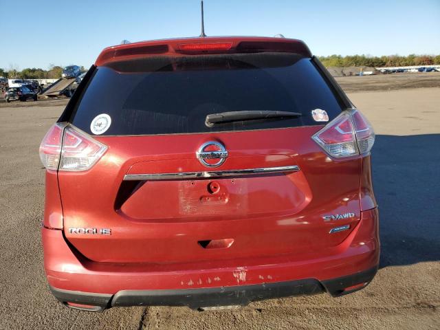 5N1AT2MV3EC771504 - 2014 NISSAN ROGUE S BURGUNDY photo 6