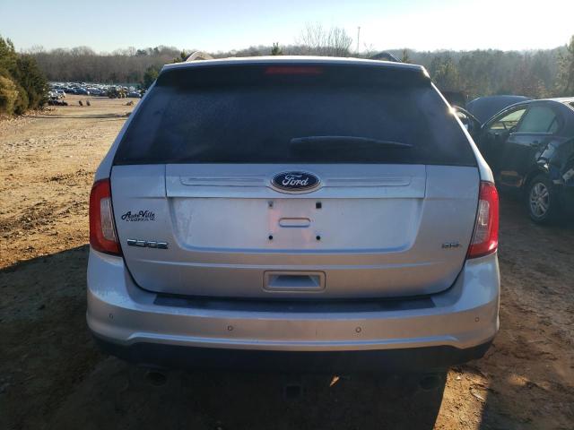 2FMDK3JC1DBB79297 - 2013 FORD EDGE SEL SILVER photo 6