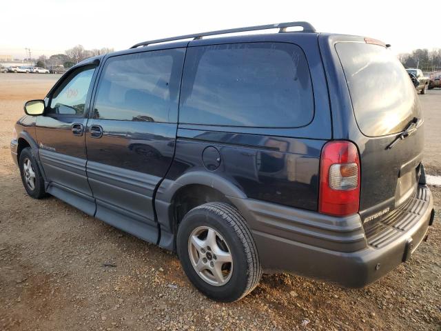 1G5DV13E15D149010 - 2005 PONTIAC MONTANA INCOMPLETE BLUE photo 2