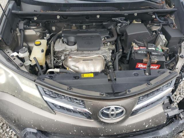 2T3WFREV9EW090706 - 2014 TOYOTA RAV4 XLE GRAY photo 12