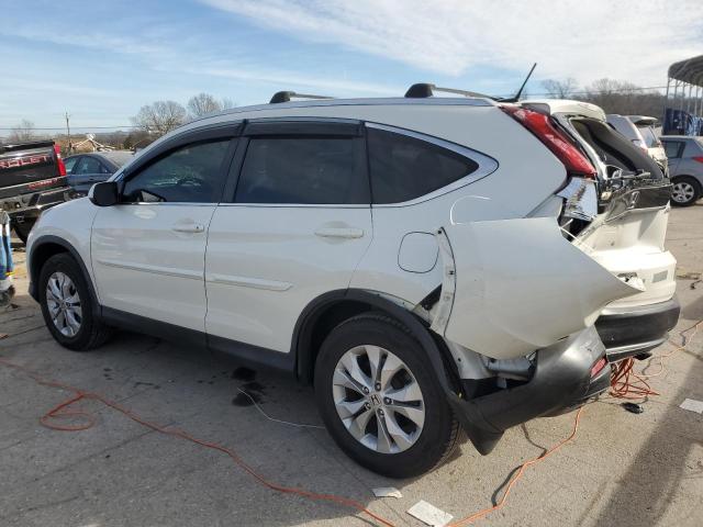 5J6RM4H70EL043127 - 2014 HONDA CR-V EXL WHITE photo 2