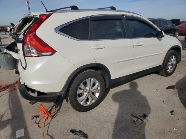 5J6RM4H70EL043127 - 2014 HONDA CR-V EXL WHITE photo 3