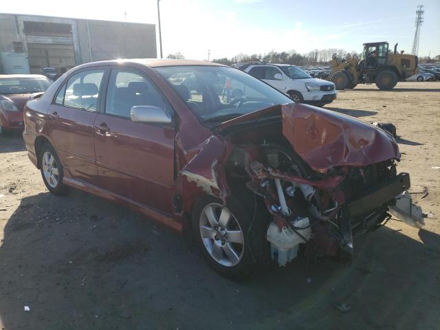 2T1BR32E34C304489 - 2004 TOYOTA COROLLA CE RED photo 4