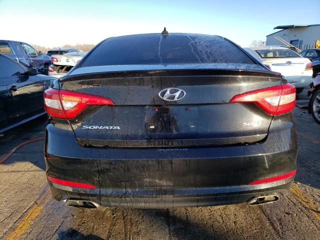 5NPE34AF3HH452238 - 2017 HYUNDAI SONATA SPORT BLACK photo 6