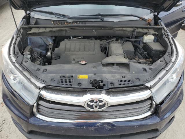 5TDJKRFH1GS276579 - 2016 TOYOTA HIGHLANDER XLE BLUE photo 12