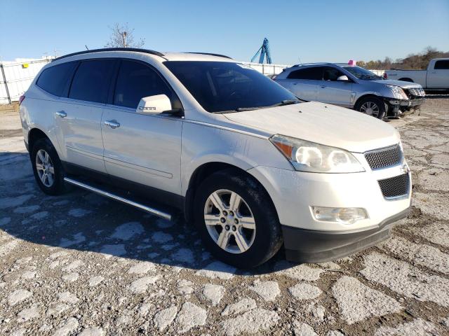 1GNKRGED6BJ314176 - 2011 CHEVROLET TRAVERSE LT WHITE photo 4