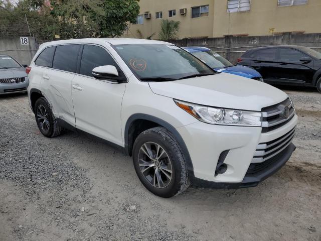 5TDZARFH8KS044253 - 2019 TOYOTA HIGHLANDER LE WHITE photo 4