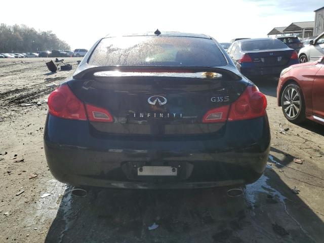 JNKBV61E68M203758 - 2008 INFINITI G35 BLACK photo 6