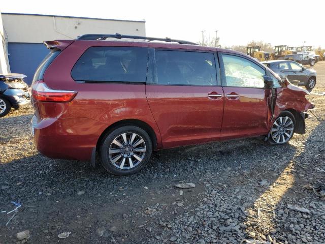 5TDDZ3DC6JS203437 - 2018 TOYOTA SIENNA XLE BURGUNDY photo 3