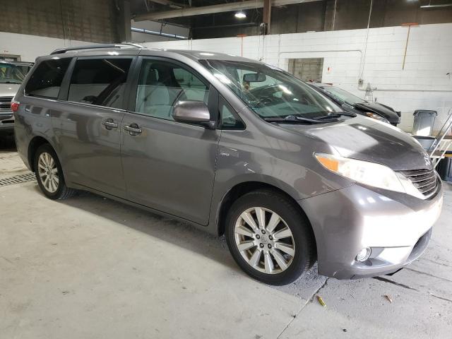 5TDJZ3DC9HS160161 - 2017 TOYOTA SIENNA LE GRAY photo 4