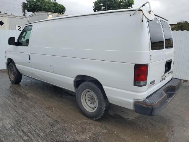 1FTNE1EW1DDA30407 - 2013 FORD ECONOLINE E150 VAN WHITE photo 2