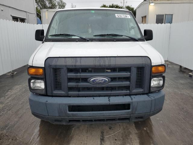 1FTNE1EW1DDA30407 - 2013 FORD ECONOLINE E150 VAN WHITE photo 5