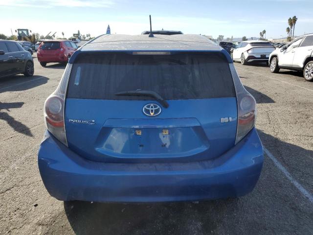 JTDKDTB35D1532365 - 2013 TOYOTA PRIUS C BLUE photo 6