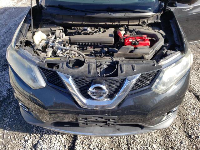 5N1AT2MT7GC782121 - 2016 NISSAN ROGUE S BLACK photo 12