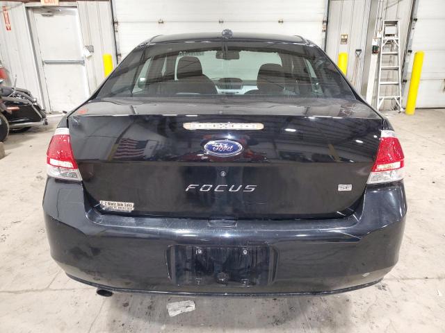 1FAHP35NX8W200368 - 2008 FORD FOCUS SE BLACK photo 6