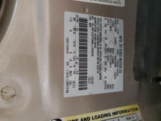 5LMFU27548LJ10029 - 2008 LINCOLN NAVIGATOR ოქროსფერი ფოტო 14