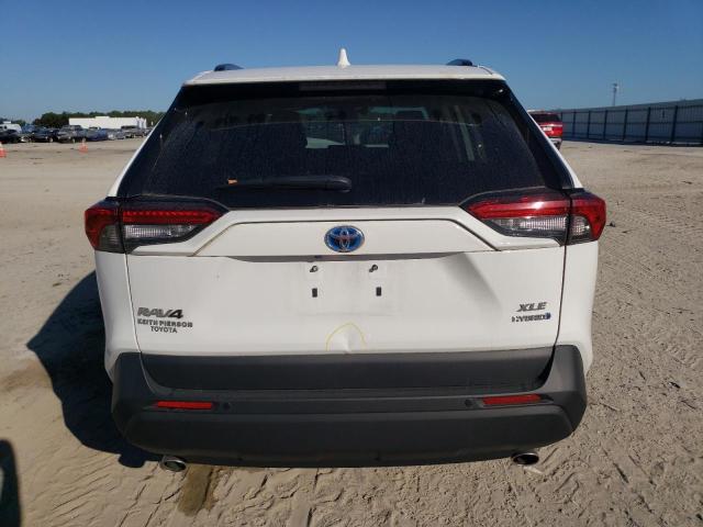 4T3RWRFV6NU056170 - 2022 TOYOTA RAV4 XLE WHITE photo 6